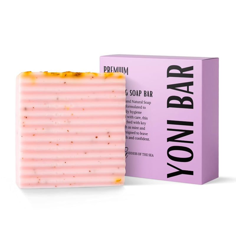 Goddess Of The Sea Beauty Bar Premium Yoni Bar – pH Balance Feminine Wash – Natural Ingredients Feminine Care Daily Oil Great for Razor Bumps, Dryness, BV, Odor – 3oz Yoni Bar - 💙 Blu Rose's Garden LLC 💙