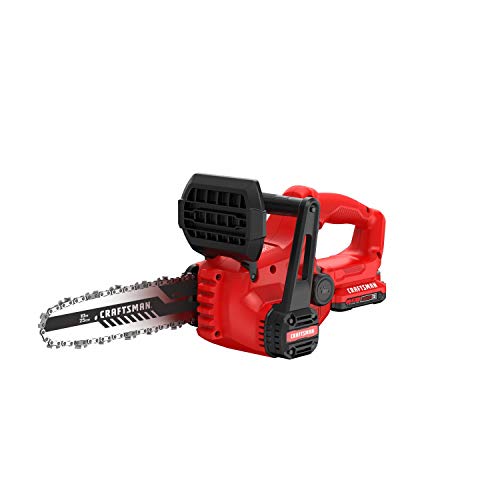 CRAFTSMAN V20 Mini Chainsaw, 10 inch, Battery and Charger Included (CMCCS610D1)