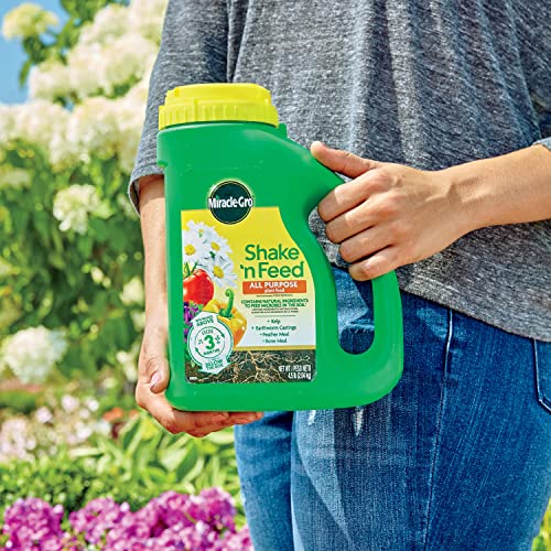 Miracle-Gro Shake 'N Feed All Purpose Plant Food, Plant Fertilizer, 4.5 lbs.