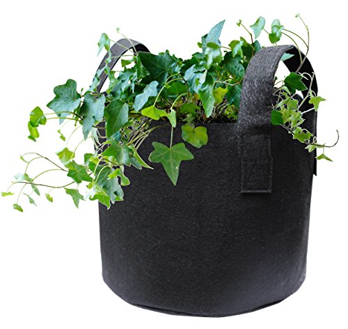 Gardzen 20-Pack 5 Gallon Grow Bags, Aeration Fabric Pots with Handles