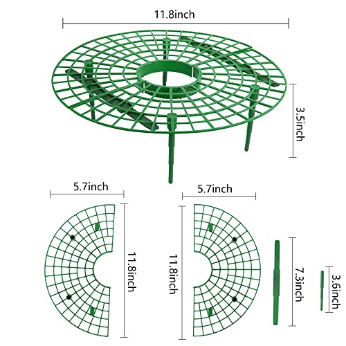 Iceyyyy 10 Pack Strawberry Plant Support Strawberry Growing Racks/ Frame (10, A)