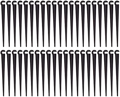 200pcs Irrigation Drip Support Stakes for 1/4-Inch Tubing Hose Flower Beds, Vegetable Gardens, Herbs Gardens