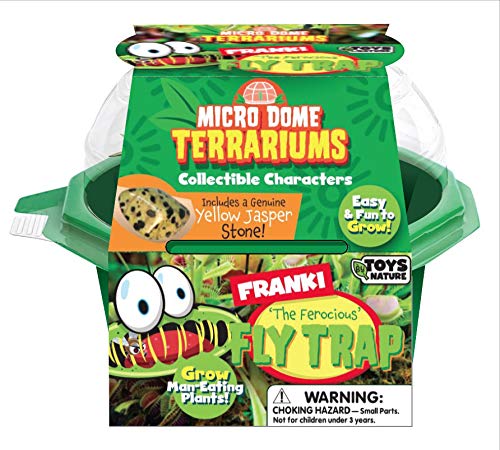 Toys By Nature Venus Fly Trap - Fun and Easy to Grow Kids Terrarium Set - Grow Bug Eating Plants - Complete Carnivorous Plant Kit