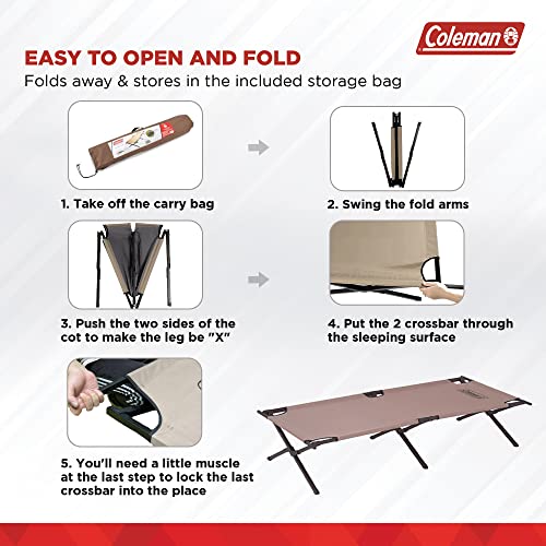 Coleman 765353 Trailhead II Military Style Camping Cot