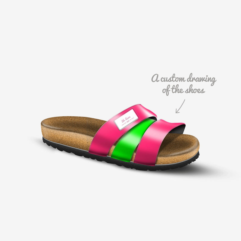 Rewop aka Power Custom Stripe Sandal